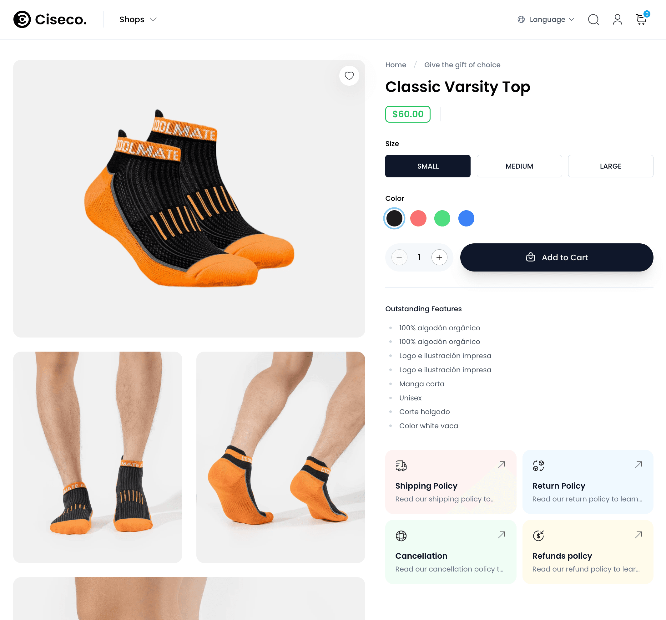 Ciseco - Hydrogen Shopify's Headless Store theme